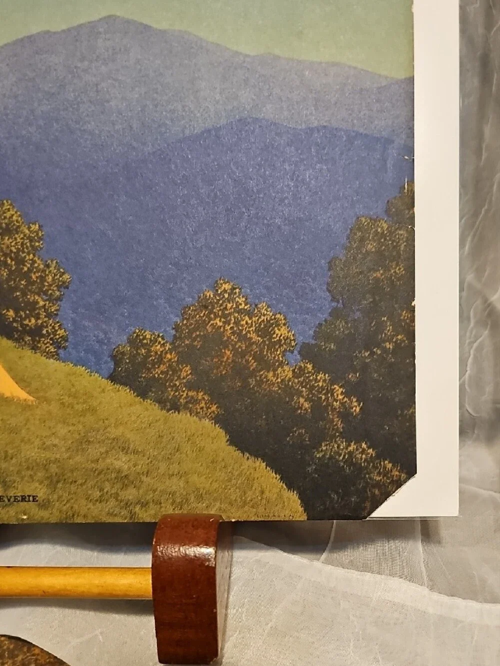 Scenic Mountain Reverie Wall Art Print in Blue and Green Sydney Gross
